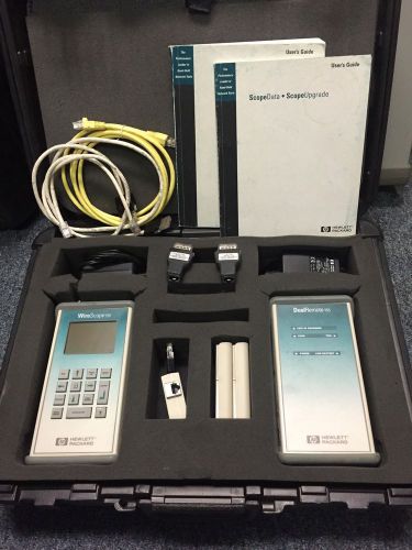 HP WireScope 155 &amp; Dual Remote 155 w/ Manuals, Cables, Hard Case, Extras