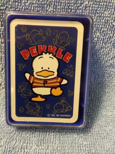 PEKKLE  MINIATURE PLAYING CARDS IN PLASTIC CASE