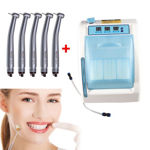 Dental Automatic Handpiece Maintenance Lubrication Cleaner + 5*fast Handpiece 4H