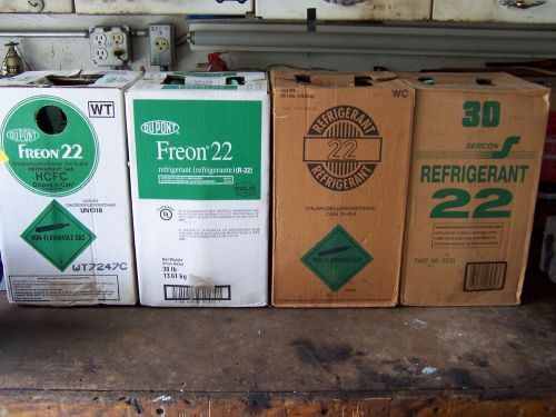 Four jugs of Refrigerant R-22 virgen &amp; seal