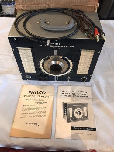 Vintage PHILCO G-8000 VHF-UHF Signal Generator Adaptor