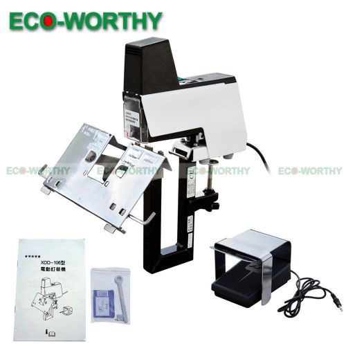 Flat and saddle electric stapler binder auto-electric binder binding machine for sale