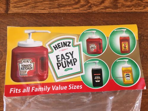 HEINZ BRAND KETCHUP &amp; MUSTARD PUMP FOR ALL Family Value Sizes