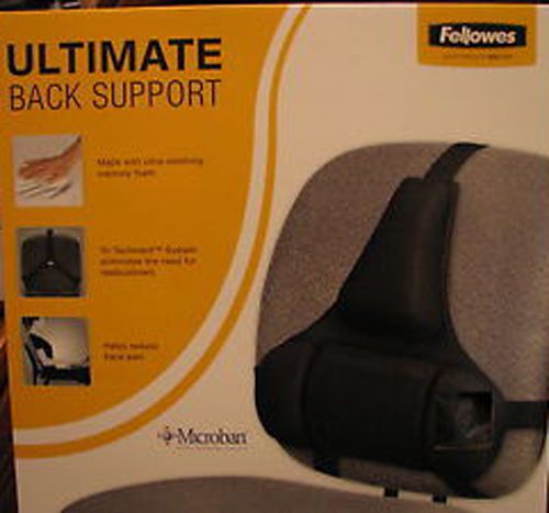 Ultimate Back Support Fellowes Memory Foam Reduce Back Pain Chair Seat