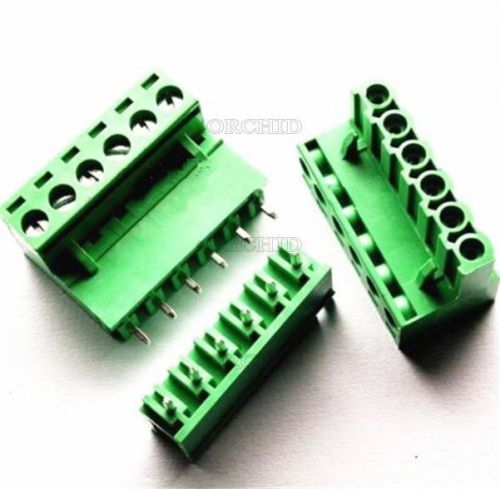 10Pcs New Kf2edgk Kf-6P 6Pin Right Angle Plug-In Terminal Connector 5.08Mm Pit R