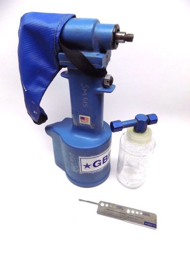 Lightly used cherrymax riveter rivet gun aircraft tool with new servicing bottle for sale