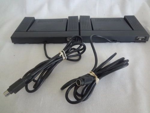 Lot Of Two Olympus RS25 Transcriber Foot Switch