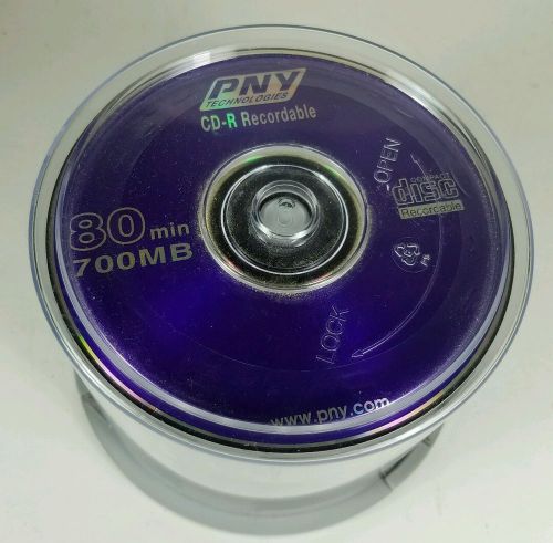 CD-R 80 min, 700 MB, Recordable CD by PNY Technologies 55 pack