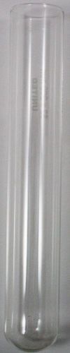 Borosilicate Glass Test Tubes 38x200mm, Without Rim, Pk 50
