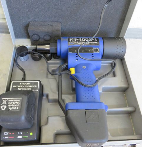 FSI PT-4000-MIL-1 Cordless Electric Rivet Gun Riveter Fastener Kit CherryMAX Set