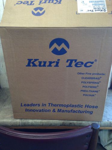 Kuri-Tec K010-1216X100 Klearon 73 Clear PVC Tubing 3/4&#034; x 1&#034; Food Grade 100&#039;-NIB