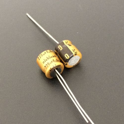 5pcs 220uf 6.3v 6.3x7mm nichicon sw 6.3v220uf high grade hifi audio capacitor for sale