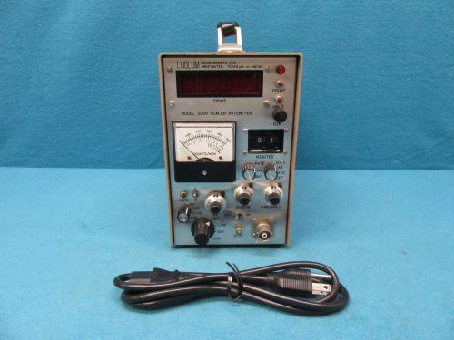 Ludlum Measurments Model 2200 Portable Scaler Ratemeter Tested Working