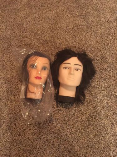 Two Unused Cosmetology Mannequins