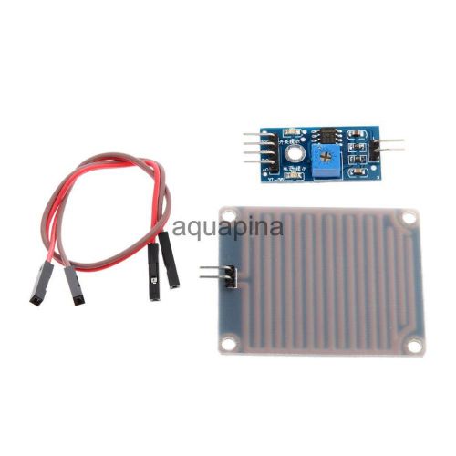 Raindrop water sensor detection module board plate for arduino for sale