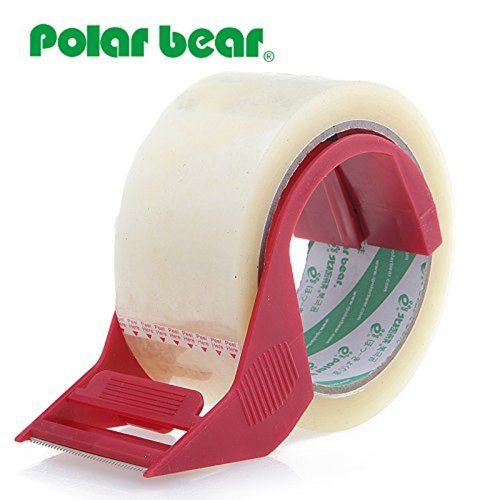 Polar bear brand heavy duty shipping tape1.89&#034; x 55 yards with dispenser2.5 m... for sale