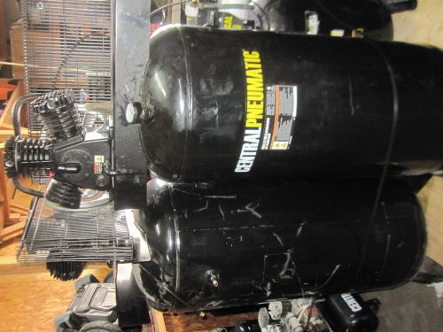 Lot of 2 Central Pneumatic 60 gal. 5 HP 165 PSI Two Stage Air Compressor