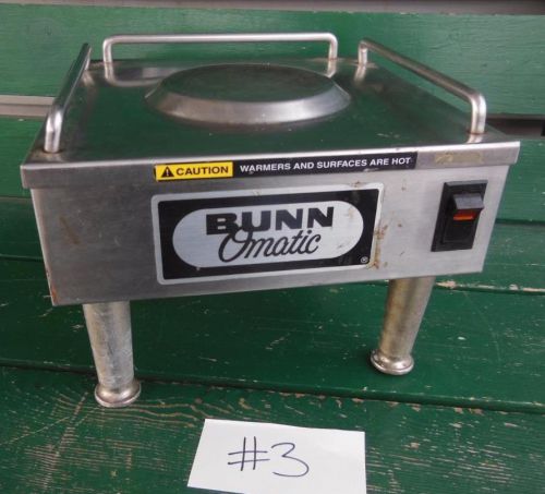 BUNN OMATIC COFFEE WARMER SATELLITE RWS2 HOT PLATE POT FOOD RESTAURANT #3