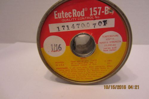 Eutecrod 157-b  1/16&#034; lead free soft solder 4 lbs. for sale