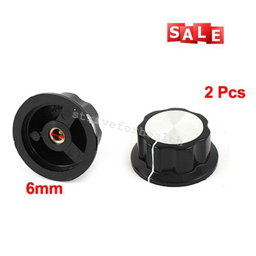 2pcs 36mm top rotary control turning knob for hole shaft dia 6mm potentiometer for sale