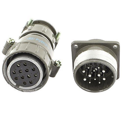 P32k3q metal 12pin aviation plug male female connector ac 660v 20a for sale