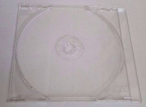 200 NEW high quality CD JEWEL CASES &amp; CLEAR TRAYS unassembled