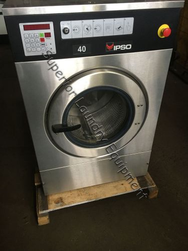 IPSO WE181C Washer-Extractor, 40Lb, 220V, 1Ph, OPL, Reconditioned