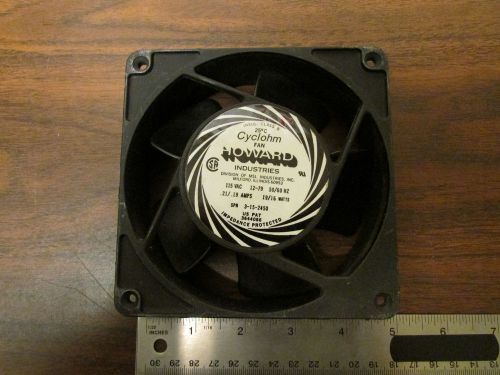 Howard Cyclohm Muffin Fan 3-15-2450 19/16 Watts 115VAC