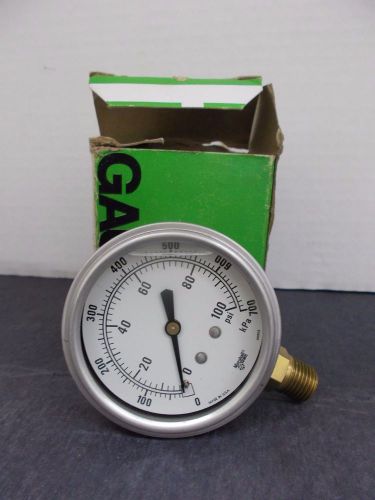 Marshall Town Liquid Filled Pressure Gauge - 100 PSI ... (Store Item #1)