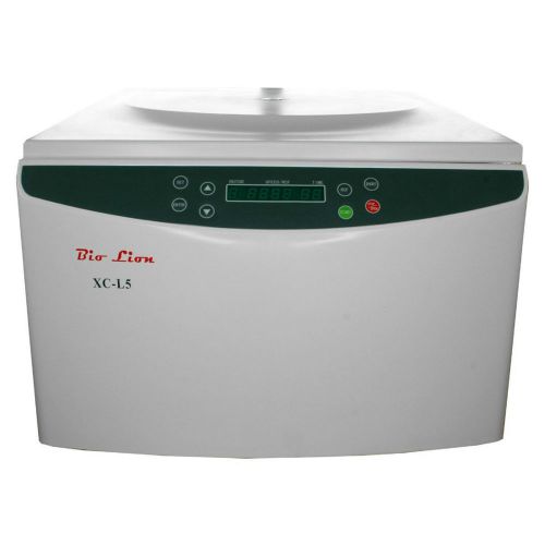 Bio Lion Centrifuge, XC-L5, 5000 rpm, 2,810 g maximum RCF, 8 x 50 ml swing-out