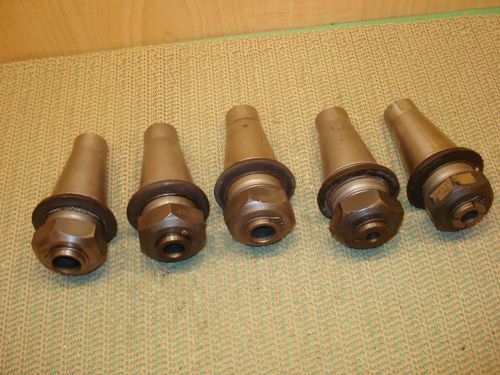 5pcs. FL PT# 4002-N TOOL HOLDERS WITH COLLETS MACHINIST TOOLS