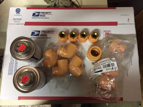 Tyco blazemaster cpvc fire sprinkler fittings / glue assortment - 14 pieces for sale