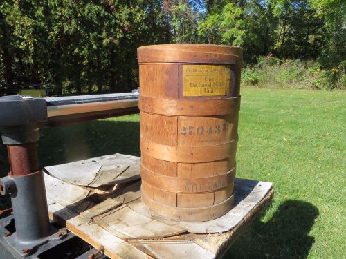 Vintage Farm  DeLaval  Milker Unit Wood Shipping Container Can Bucket De Laval