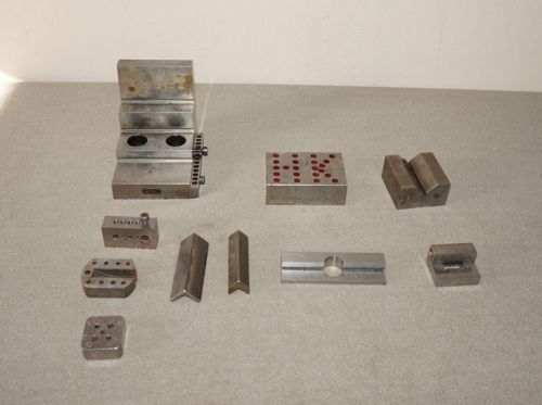 Lot 10 vintage hk t.n. machinist blocks toolmaker inspection workholding tools for sale