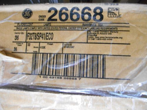 GE 26668 F32T8/SP41/ECO, 32Watts, LOT of 15