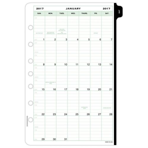 Day-timer weekly planner refill 2017, two page per week, 5-1/2 x 8-1/2&#034;, desk si for sale