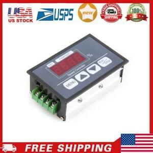 6-60V 30A Slow Start Stop PWM DC Motor Speed Control Switch Digital Display USA