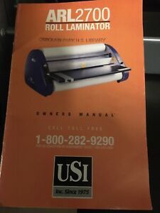 USI ARL 2700 Thermal Roll Laminator, 27&#034;, 1&#034; Core, 5 mil, DEMO UNIT; 2-YEAR WTY.
