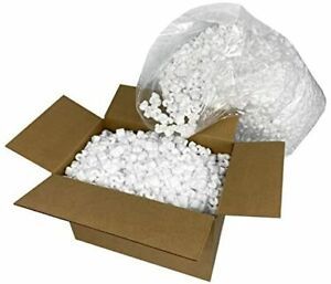 1 Bag White Regular Loose Fill Shipping Packing Peanuts S-Shaped 225 Gal Bag