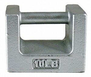 Rice Lake - 12828 Cast Iron ASTM Class 7 Painted Grip Handle Test Weight 10lb...
