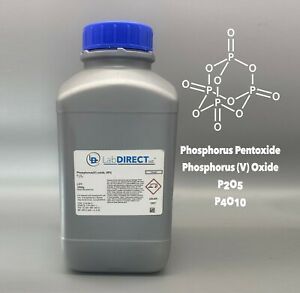 Phosphorus Pentoxide, Phosphorus(V) Oxide, P2O5, P4O10, Lab Grade, 98% 1314-56-3