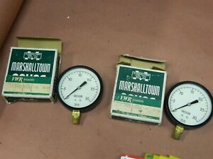 Marshalltown 31749 code 006 LO255 3 1/2&#034; D fig 22 30 Vacuum Gauges NEW