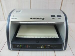 AccuBanker Counterfeit Bill and ID Detector LED420 ~ Great Condition!
