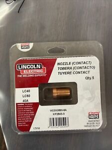 Lincoln Electric LC40 40A Nozzles #KP2843-3