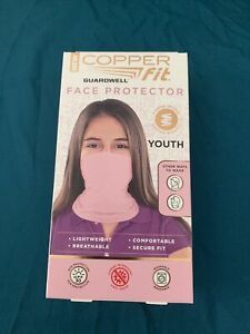 Copper Fit Guardwell Face Protector Pink Youth 8 yrs+ NEW