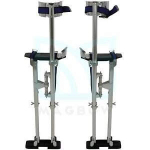 18-30 Inch Adjustable Drywall Stilts Aluminum For Painter Cosplay