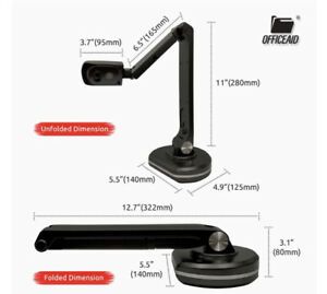 OFFICEAID OAV500S Light Compact High Definition 8MP USB Document Camera F/laptop