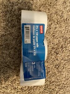 Staples 3 Rolls Paper Rolls 2 1/4&#034; x 130&#039; Calculator Register Adding Machine