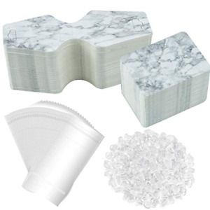 500 Pcs Marble Earring Necklace Bracelet Display Card Holder Set Include 100 Pcs