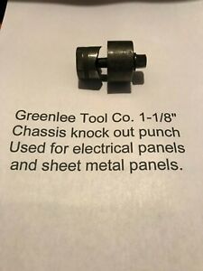 GREENLEE 1 1/8&#034; CHASSIS KNOCK OUT PUNCH